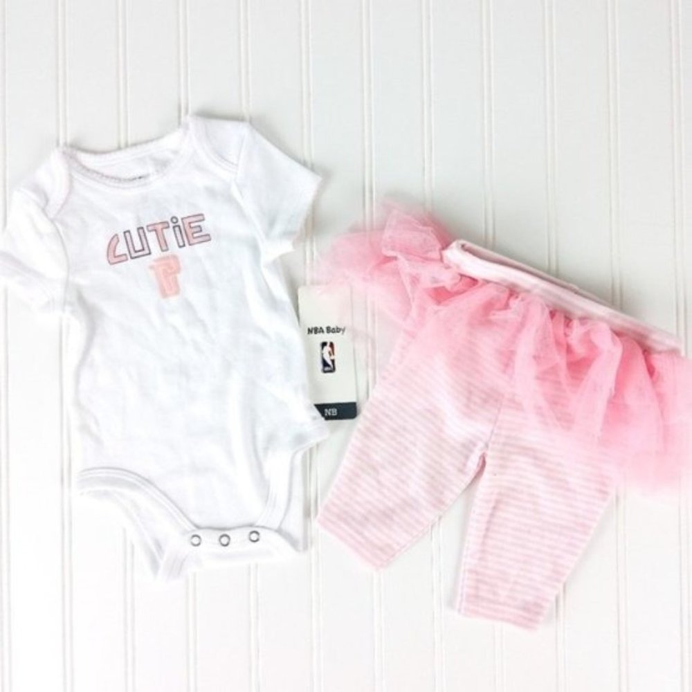 NBA Baby Detroit Pistons Tutu Outfit Pink 3M